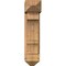 Ekena Millwork Balboa Arts and Crafts Smooth Bracket w/ Offset Brace, Western Red Cedar, 7 1/2"W x 20"D x 32"H BKT0806X20X32BOA03SWR - alternate 2